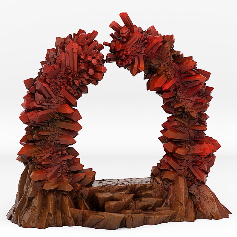 Gate Pathfinder Crystal Portal Arcane Gate Modular Terrain Dungeons and Dragons ...