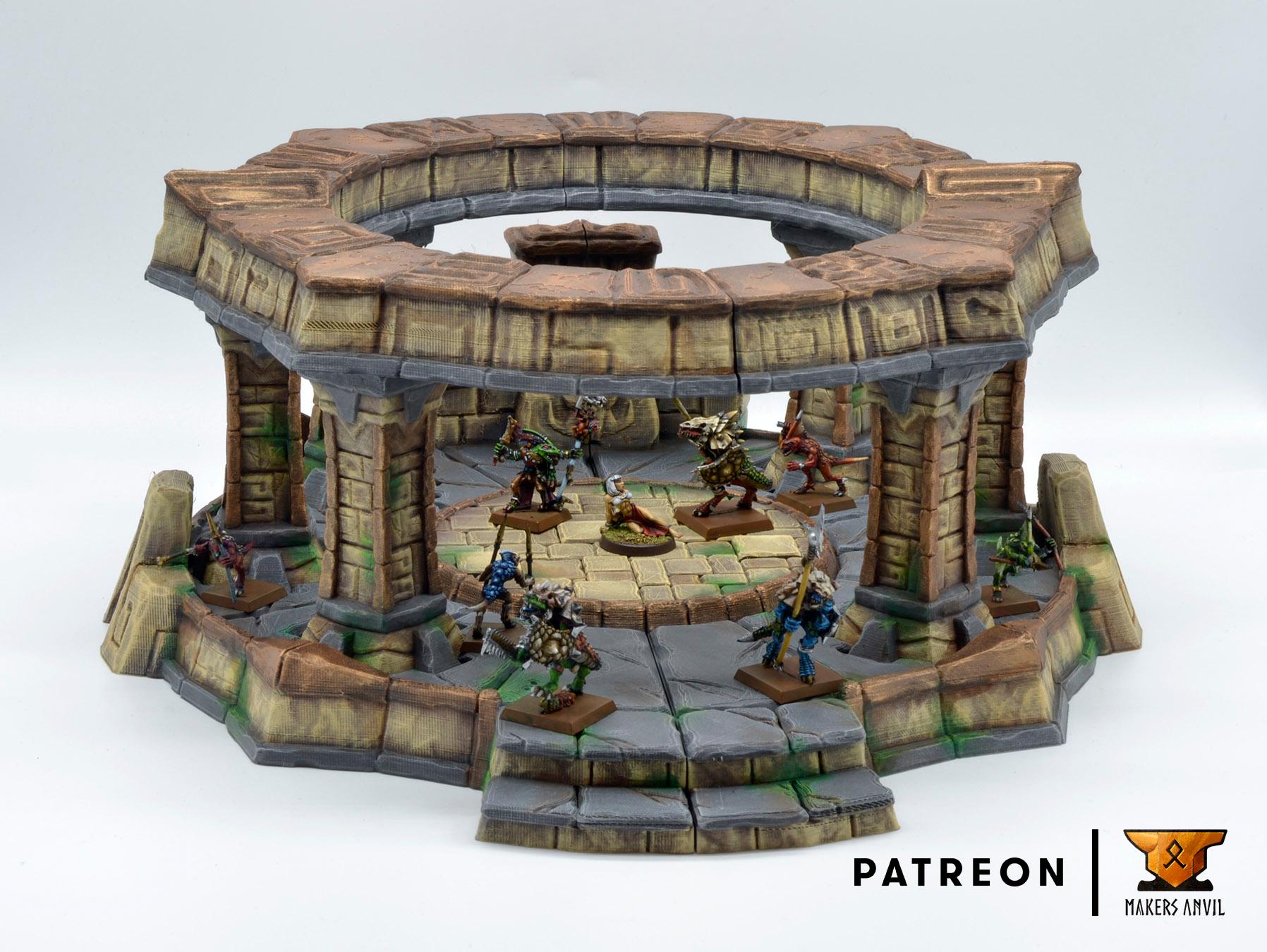 Epic Dungeon Doors 3D Printed Terrain - 9 Pieces For 28mm Tabletop RPGs - View #8