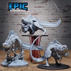 Deep Sea Lizard (3 Poses) • Deep Sea Mysteries • EPIC Miniatures | Dungeons and Dragons | Tabletop Games | Wargames | Resin Miniature