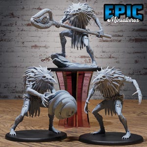 Crow Shaman (3 Poses) • Witch Forest • EPIC Miniatures | Dungeons and Dragons | Tabletop Games | Wargames | Resin Miniature