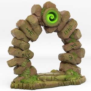 Druid Portal • Fantastische portalen en effecten • door Print Your Monsters | Dungeons and Dragons | D&D| Tafelblad Games | Hars Miniatuur