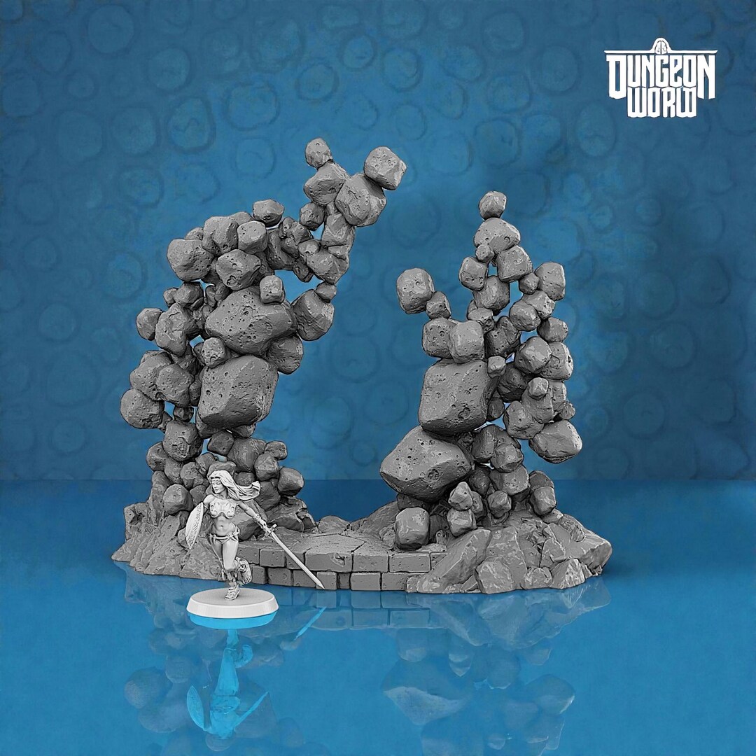 Gate Pathfinder Gravity Portal Arcane Gate Modular Terrain Dungeons and Dragons ...