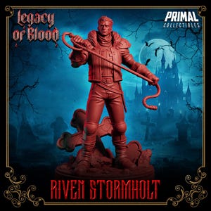 Riven Stormholt • Legado de Sangre • Coleccionables primigenios / Mazmorras y dragones / Juegos de mesa / Juegos de guerra / Miniaturas de resina