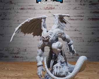Pit Archdemon Miniature • Demons Of Torment, D&D, Wargame Resin Figure