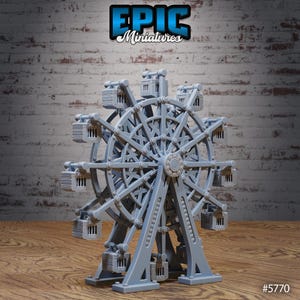 Ferris Wheel Ride • Grand Carnival • EPIC Miniatures | Dungeons and Dragons | Tabletop Games | Wargames | Resin Miniature