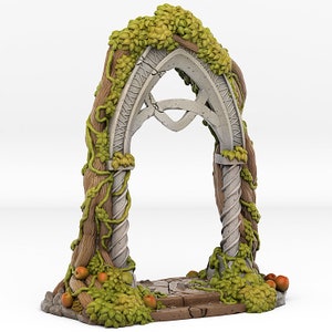 Elfic Portal • Fantastische portals en effecten • door Print Your Monsters | Dungeons and Dragons D &d Tabletop Games | Hars Miniatuur