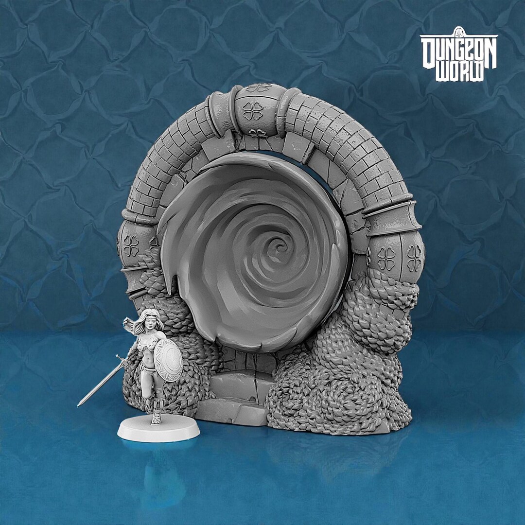 Gate Pathfinder Wonderland Portal Arcane Gate Modular Terrain Dungeons and Dragons ...