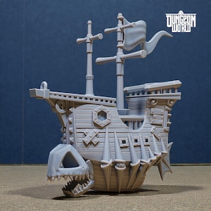 Nave da contrabbandiere Terreno Nave Dungeons and Dragons Pathfinder 15 mm 28 mm 32 mm