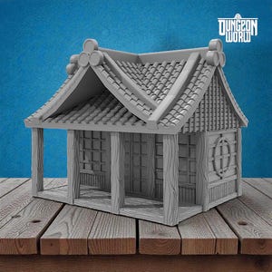Edo Style Village House Terrain for Tabletop Games – Dungeons and Dragons RPG