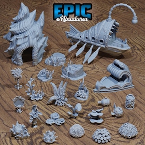 Underwater Scatter Full Set • Deep Sea Mysteries • EPIC Miniatures | Dungeons and Dragons | Tabletop Games | Wargames | Resin Miniature