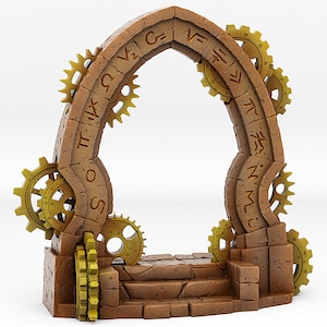 Clockwork Portal • Fantastische portals en effecten • door Print Your Monsters | Dungeons and Dragons | D&D| Tafelblad Games | Hars Miniatuur