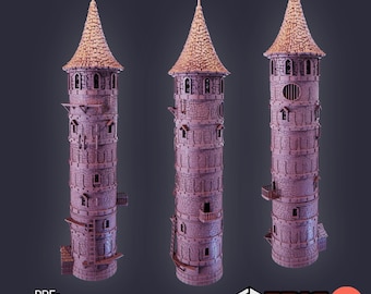 Dungeon Tower | Modular Deep Dungeon Terrain | 28/32mm RPG DnD Scatter