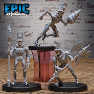 Automaton Guard (3 Poses) • Mechanus Clockwork • EPIC Miniatures | Dungeons and Dragons | Tabletop Games | Wargames | Resin Miniature