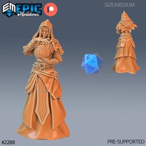 Arcane Sorceress (2 Poses) • Arcane Dungeon • EPIC Miniatures | Dungeons and Dragons | Tabletop Games | Wargames | Resin Miniature