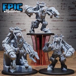 Artificer Gnoll (3 Poses) • Mechanus Clockwork • EPIC Miniatures | Dungeons and Dragons | Tabletop Games | Wargames | Resin Miniature