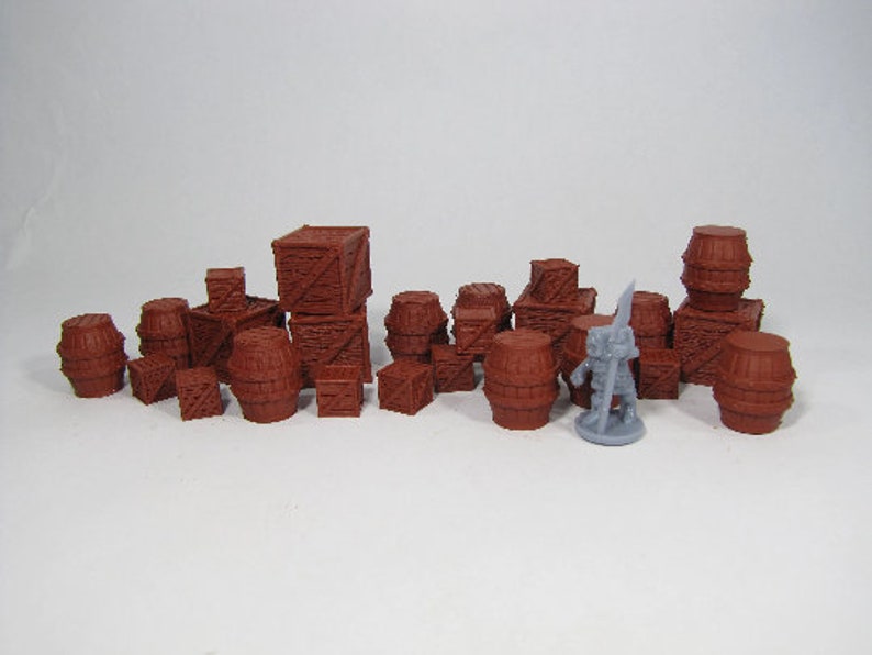 Barrels and Crates Ultimate Set for Dungeons and Dragons D&amp;D Pathfinder ...