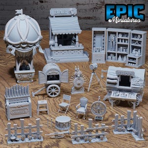 Carnival Scatter • Grand Carnival • EPIC Miniatures | Dungeons and Dragons | Tabletop Games | Wargames | Resin Miniature