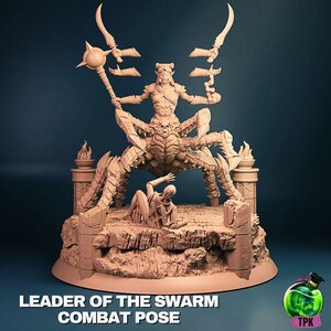 Pose de combate del líder del enjambre • 25 de mayo • por TPK LAB / Dungeons and Dragons / Juegos de mesa / Wargames / Miniatura de resina