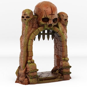 Dungeon Entrance Portal • Fantastische portalen en effecten • door Print Your Monsters | Dungeons and Dragons D &d Tabletop Games | Hars Miniatuur