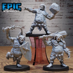 Rabbit Folk Brute (3 Poses) • Witch Forest • EPIC Miniatures | Dungeons and Dragons | Tabletop Games | Wargames | Resin Miniature