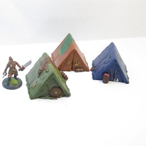 Adventurers Camp #2 Complete Set for Dungeons and Dragons | D&D | Pathfinder | RPG | 5e | DnD | Tabletop Games | Props