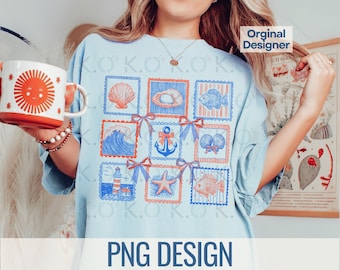 Beach Coquette PNG, Summer Aesthetic Design (Digital Download)