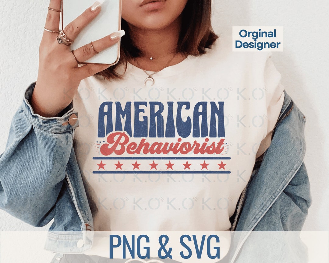 BCBA Svg 4th of July, Retro 4th of July Png Bcba, July 4th Svg Sped ...