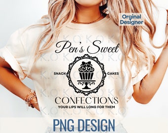 Cupcake PNG Design, Sweet Confections, Book Lover Gift (Digital Download)