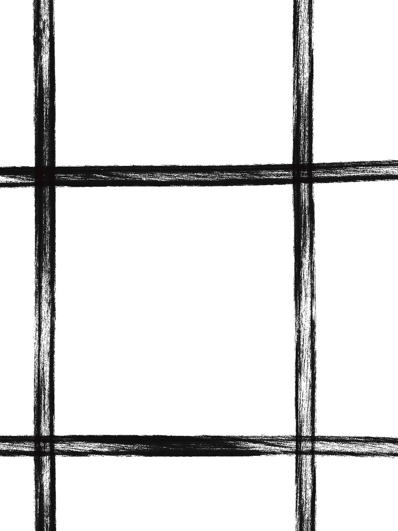 Black and White Line Art Black Lines Wall Art Modern Etsy