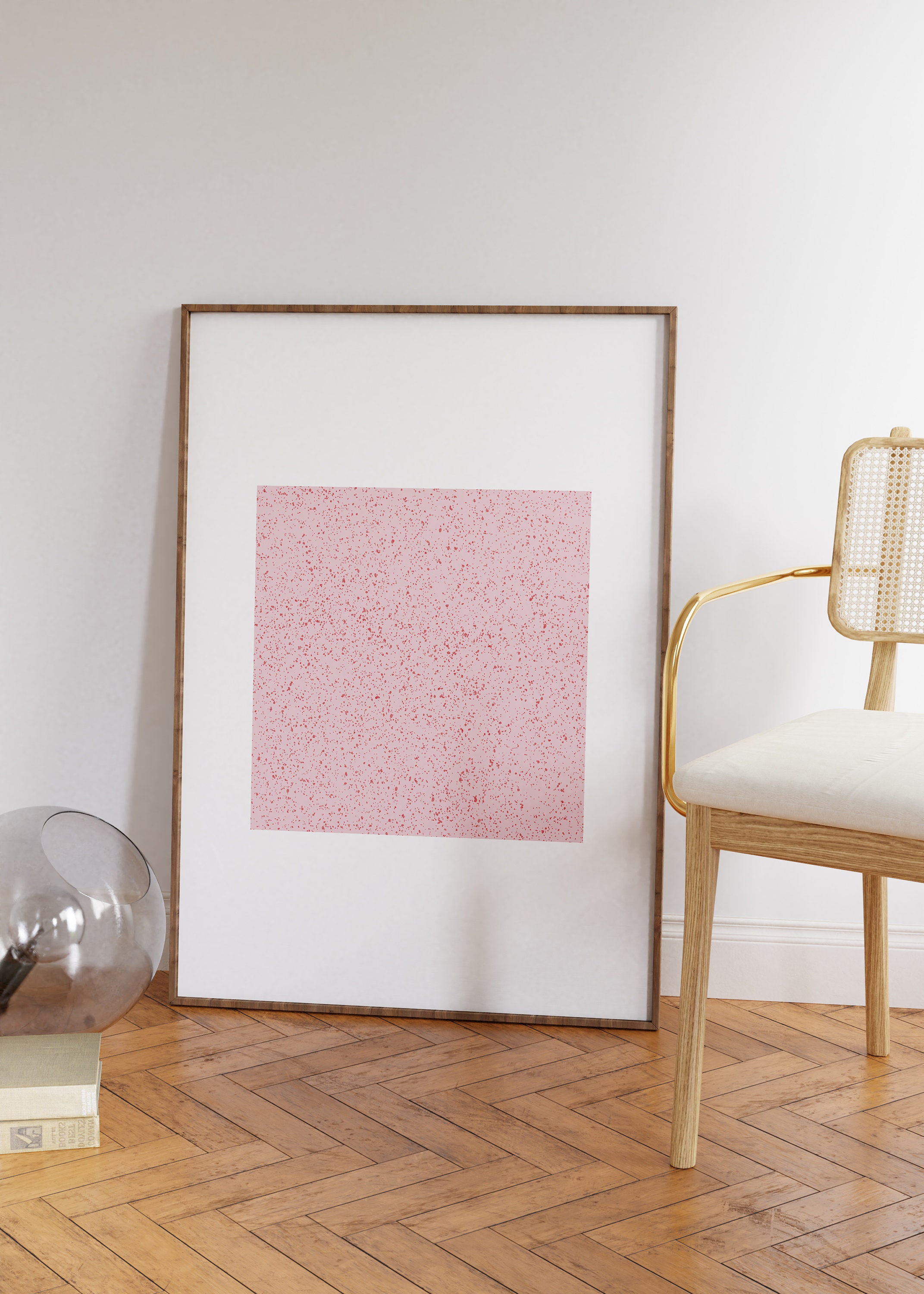 Red Dots Wall Art Abstract Art Prints Stylish Printable Wall Etsy