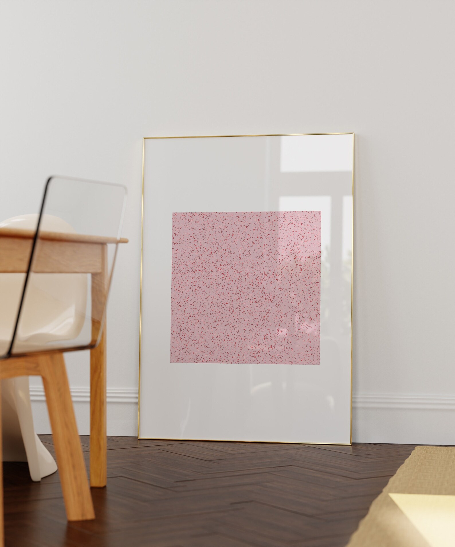 Red Dots Wall Art Abstract Art Prints Stylish Printable Wall Etsy