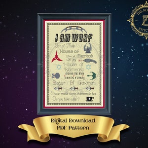 The Security Officer, The Myth, The Legend - Cross Stitch Pattern - PDF Instant Download