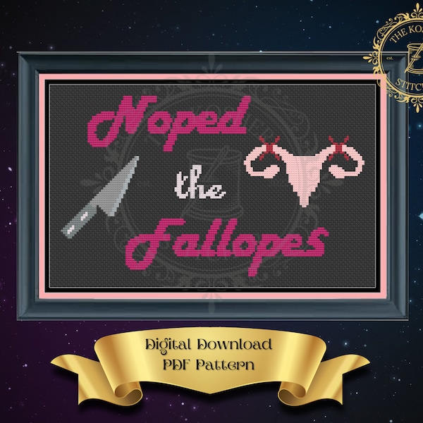 Noped the Fallopes - PDF Cross Stitch Pattern