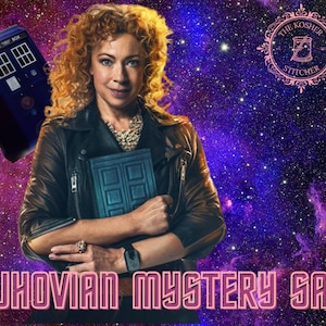 Whovian Mystery Stitch A Long, Kreuzstichvorlage, nerdig, 2023 SAL, digitaler Download PDF