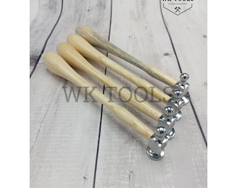 Chasing hammer jeweler's hammer jewelry tool 4 pcs