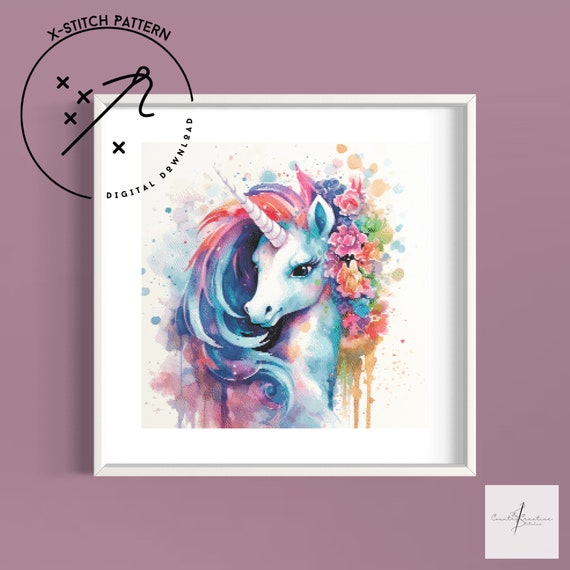My Little Pony Counted Cross Stitch Pattern, Downloadable DMC Cross Stitch Chart, Cartoon X-Stitch Pattern, PDF, DMC