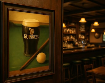 Guinness & Billiards - Printable Wall Art