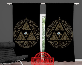 Zelda Curtain: Game Room Decor, Breath of the Wild Art