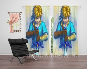 Zelda Verdunkelungsvorhang: Retro Gaming Zimmer Dekor
