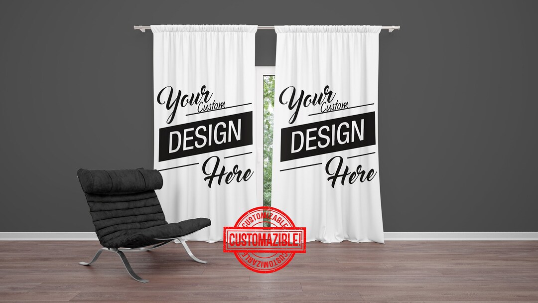 Custom Curtain, Personalized Curtain, Design Your Own Curtain, Put Your