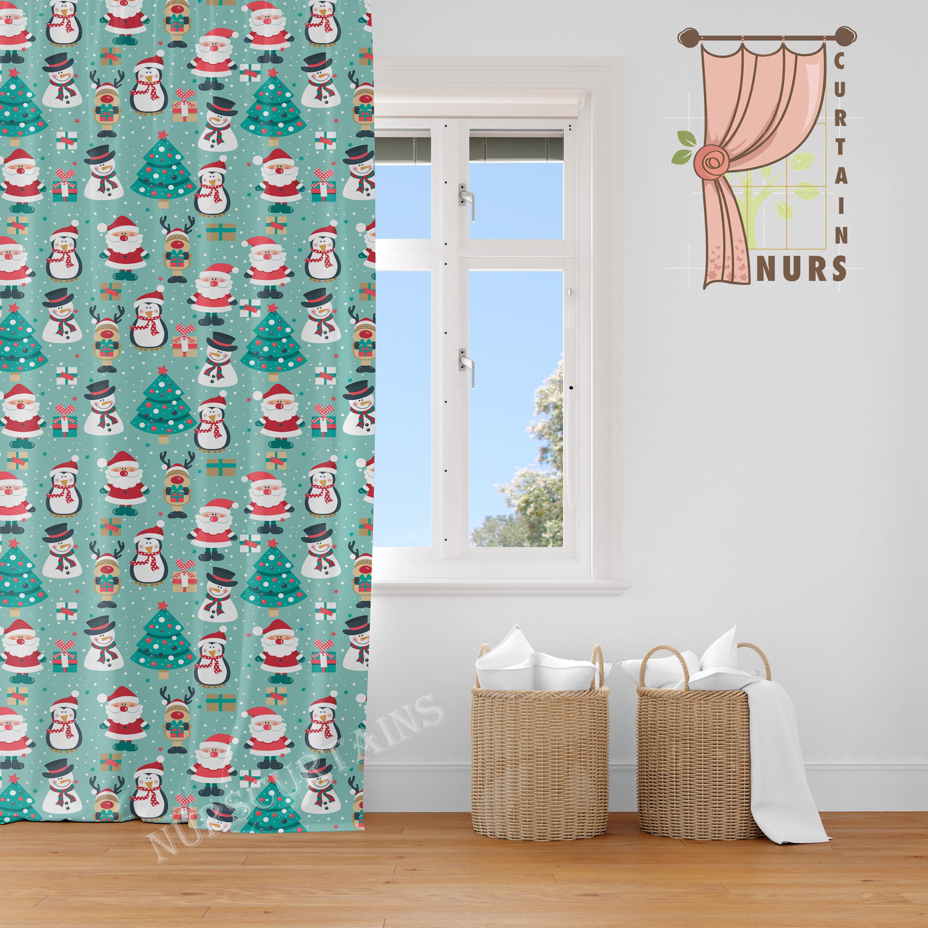 Weihnachts-Duschvorhang Mit Lebkuchenmotiv 180x180 Cm – Mit 12 Haken, Wasserdicht