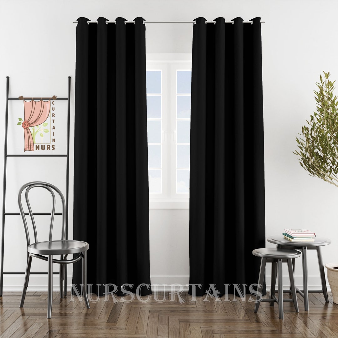 Cortina opaca, poliéster negro suave, decoración de cine México