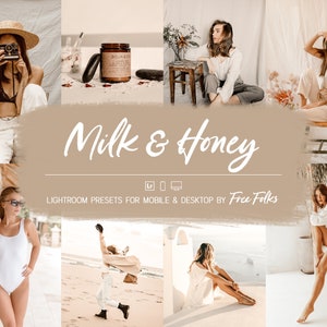 12 Lightroom Presets | Mobile & Desktop | Bright Presets | Boho Presets | Mom Presets | Creamy Presets | Airy Presets | Beige Presets