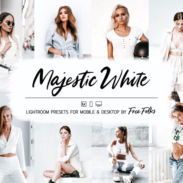 14 Lightroom Presets | Mobile & Desktop | Airy Presets | Bright Presets | Portrait Presets | Light Preset | White Presets | Lr presets