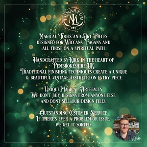 Keltischer Baum des Lebens Wandbehang • Wicca & Pagan Altar Dekoration • Handgefertigte spirituelle Kunst Bild 12