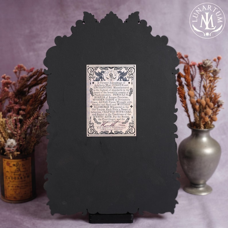 Thirteen Witches Runes Set with Victorian Engraved Cover • Handcrafted Professional Wiccan Pagan Altar Tool image 10