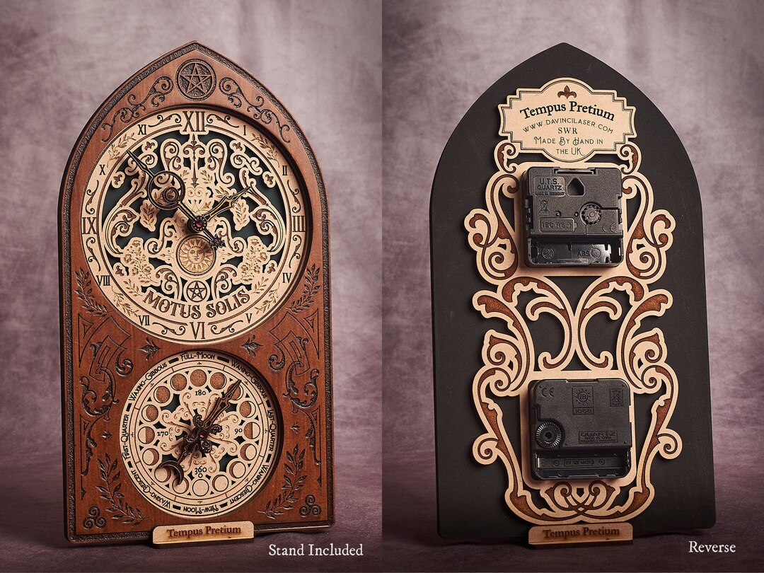 Moon Clock the Lunarium II Functional and Unique Lunar Calendar / Lunar