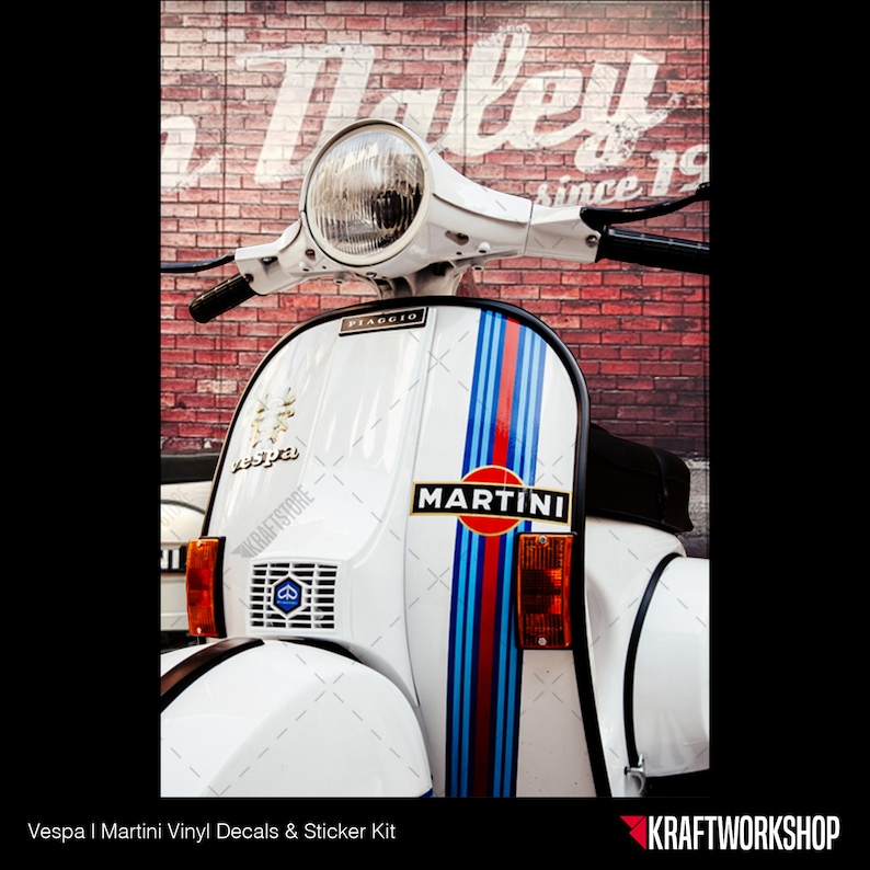 Martini Vinyl Decals / Sticker Kit Etsy Australia