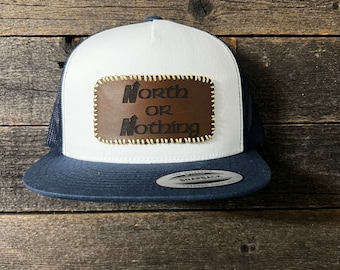 North or Nothing SnapBack Hat, Flat bill