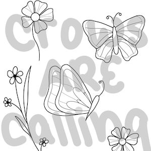 Butterfly Coloring Page